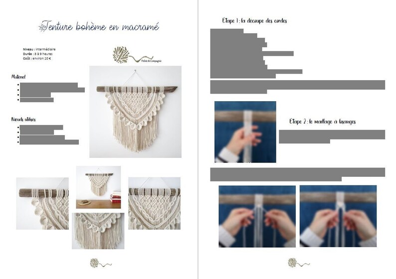 Tuto Suspension Murale Macrame