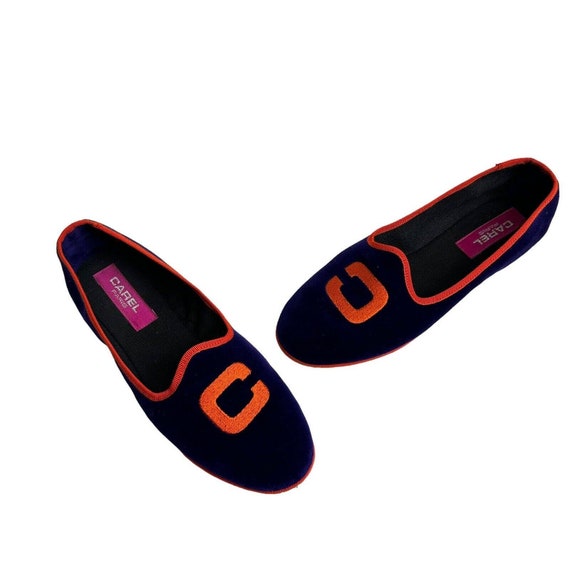 carel Paris suede logo flats US Size 7 - image 1