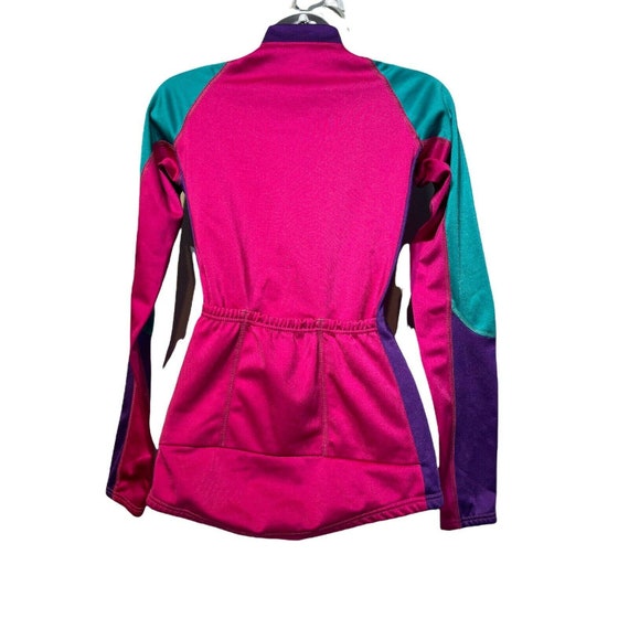 performance womens wear vintage pink green long s… - image 2