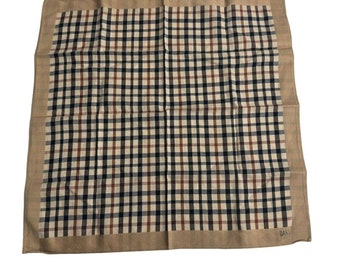 Vintage daks london plaid handkerchief