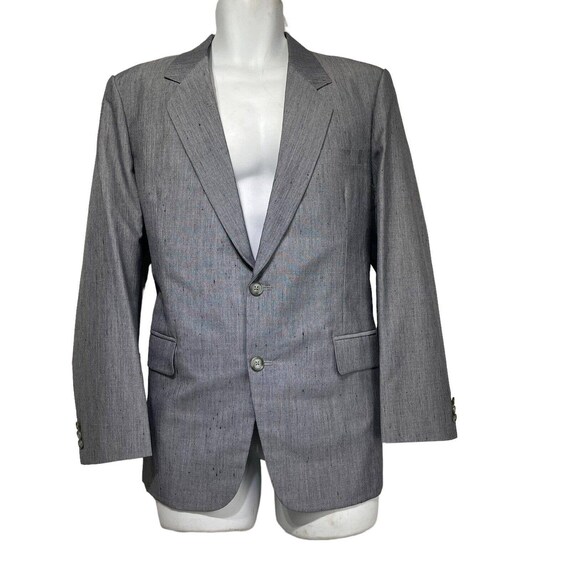 Vintage paris custom tailor & silk store gray blaz