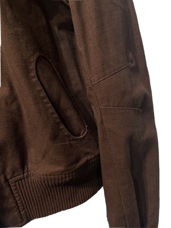 volcom gals brown zip up long sleeve Vintage Pape… - image 3
