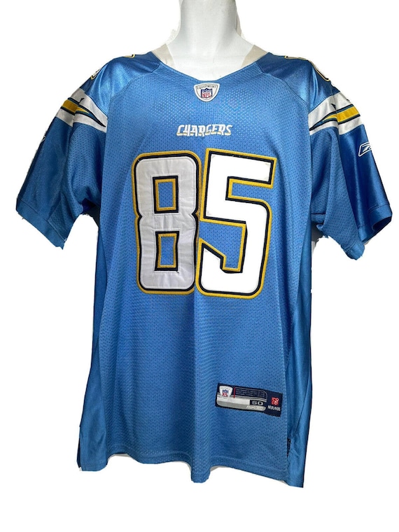 NFL Team Apparel Youth M 10-12 Antonio Gates #85 Navy Blue Chargers Jersey