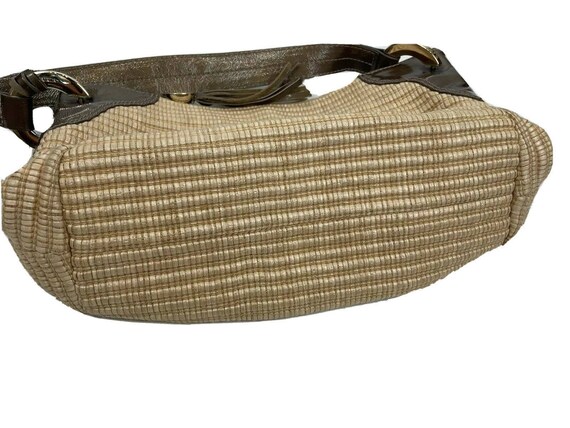 furla tan Brown woven Shoulder Bag purse - image 3