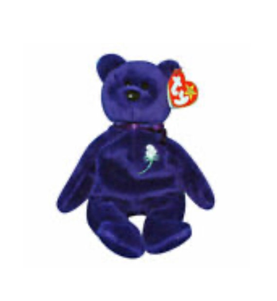 Rare purple sale beanie baby bear