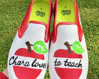 custom teacher shoes