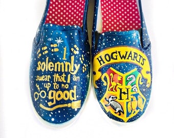 I solemnly swear I’m up to no good - Hogwarts Houses Shoe - Hogwarts Party - Harry Potter Themed shoes