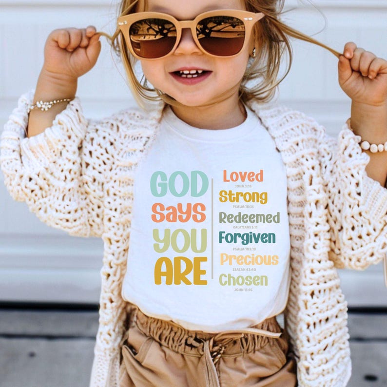 God Says You Are Unique PNG: Christian Inspirational Digital Download ...