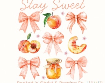 Christian T-Shirt: Stay Sweet Rooted In Christ (PNG Digital File)