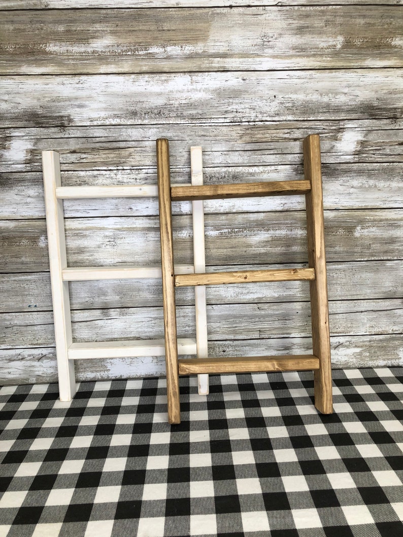 Small Counter Top Ladder Tea Towel Ladder Etsy