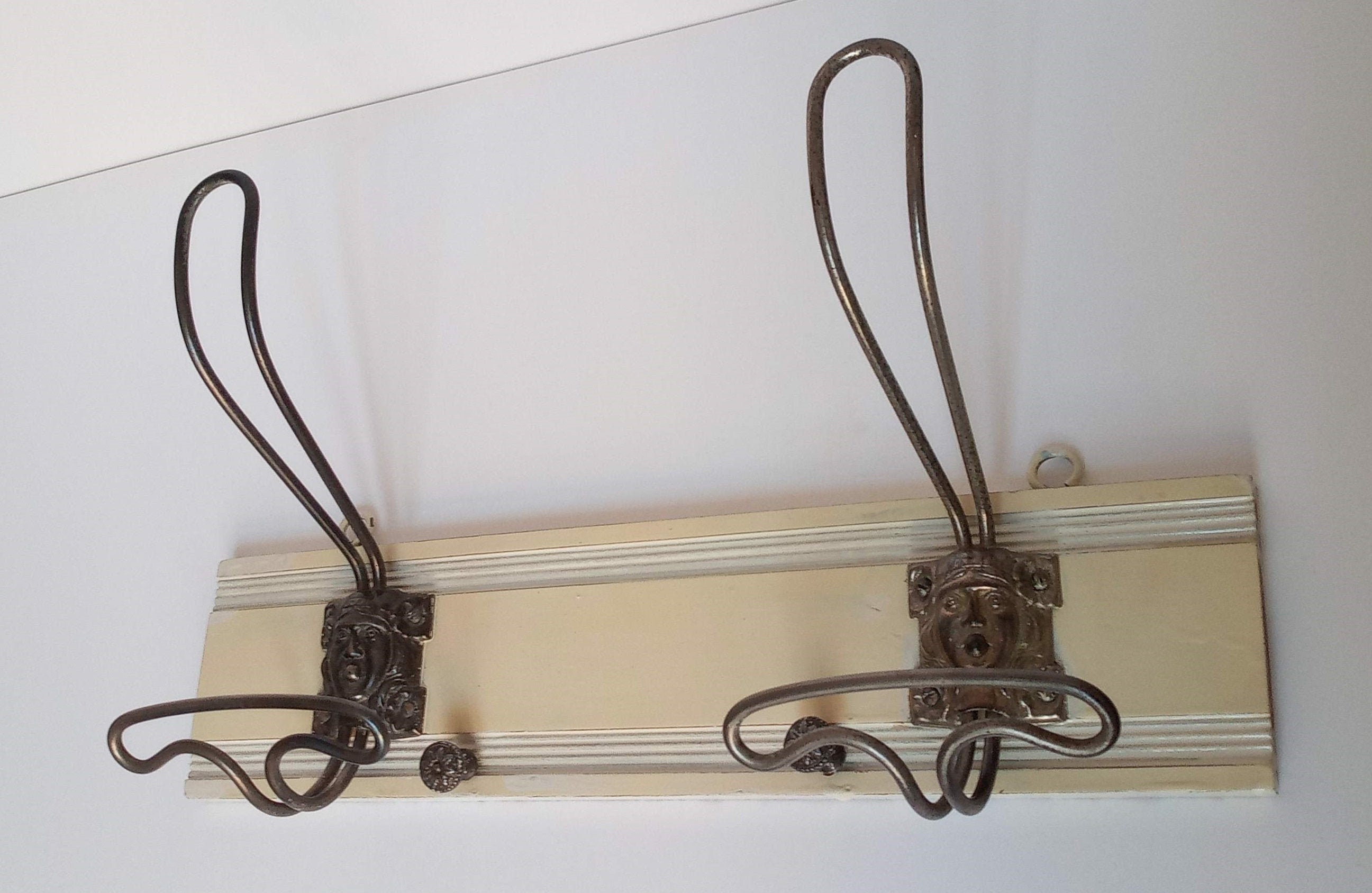Vintage wall coat hangers antique retro hangers metal coat Etsy