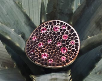 High jewelry ring, rubies