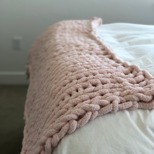 Bed Runner Knit Etsy
