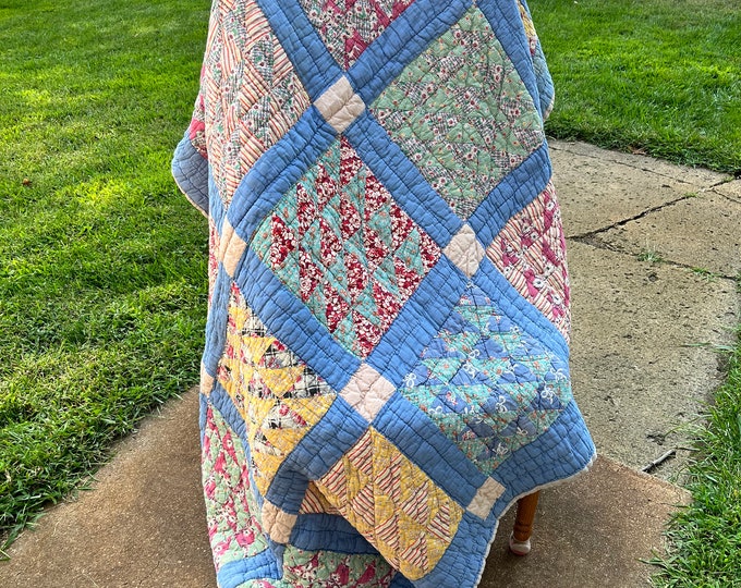 Vintage Flying Geese Quilt
