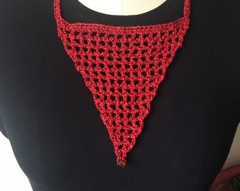 Crocheted necklace