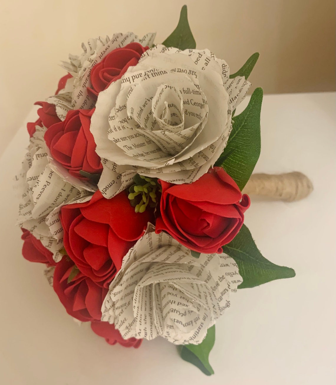 Harry Potter roses bouquet with red roses Etsy