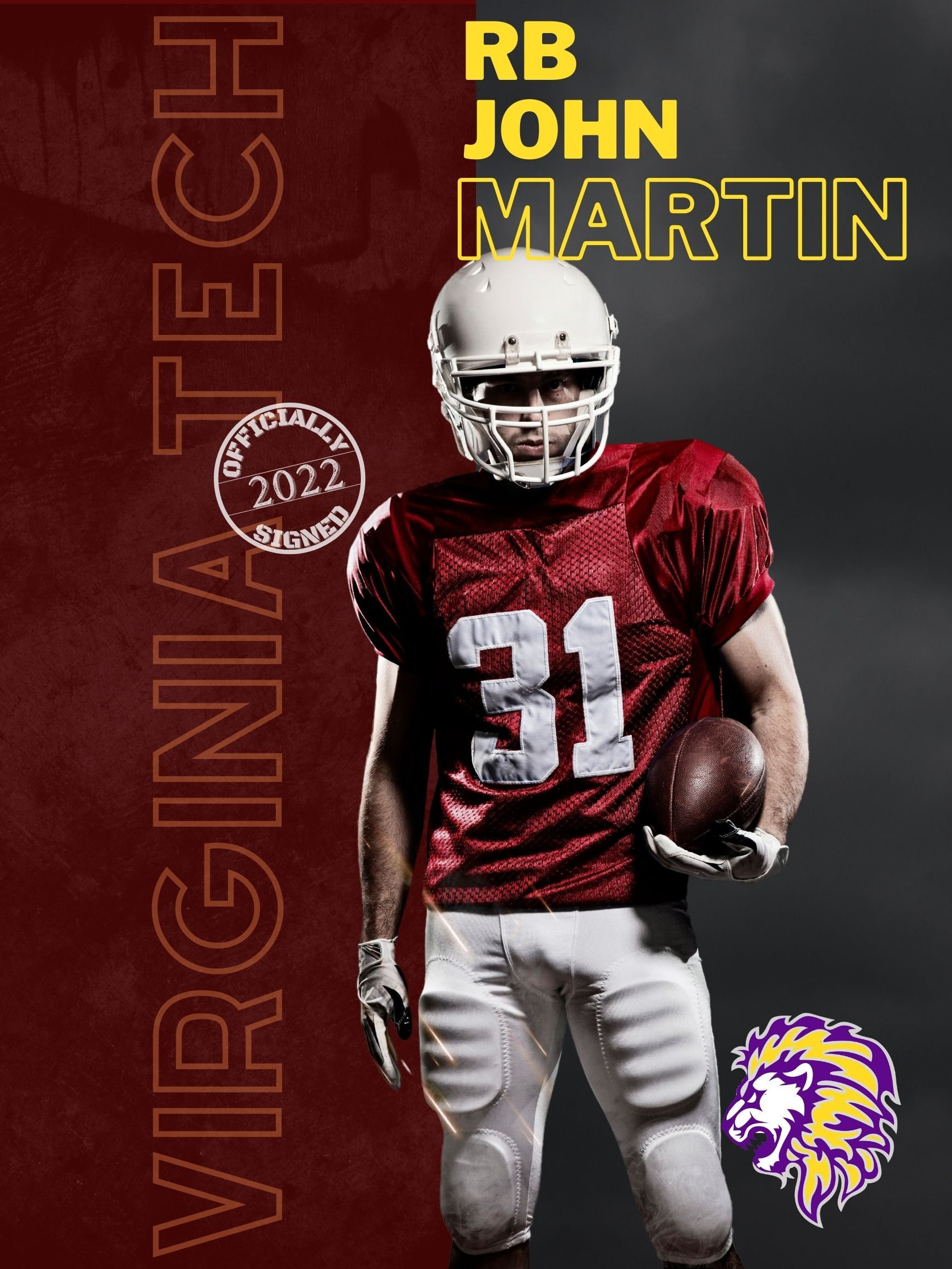 Sports Graphic Announcement Designs - Etsy