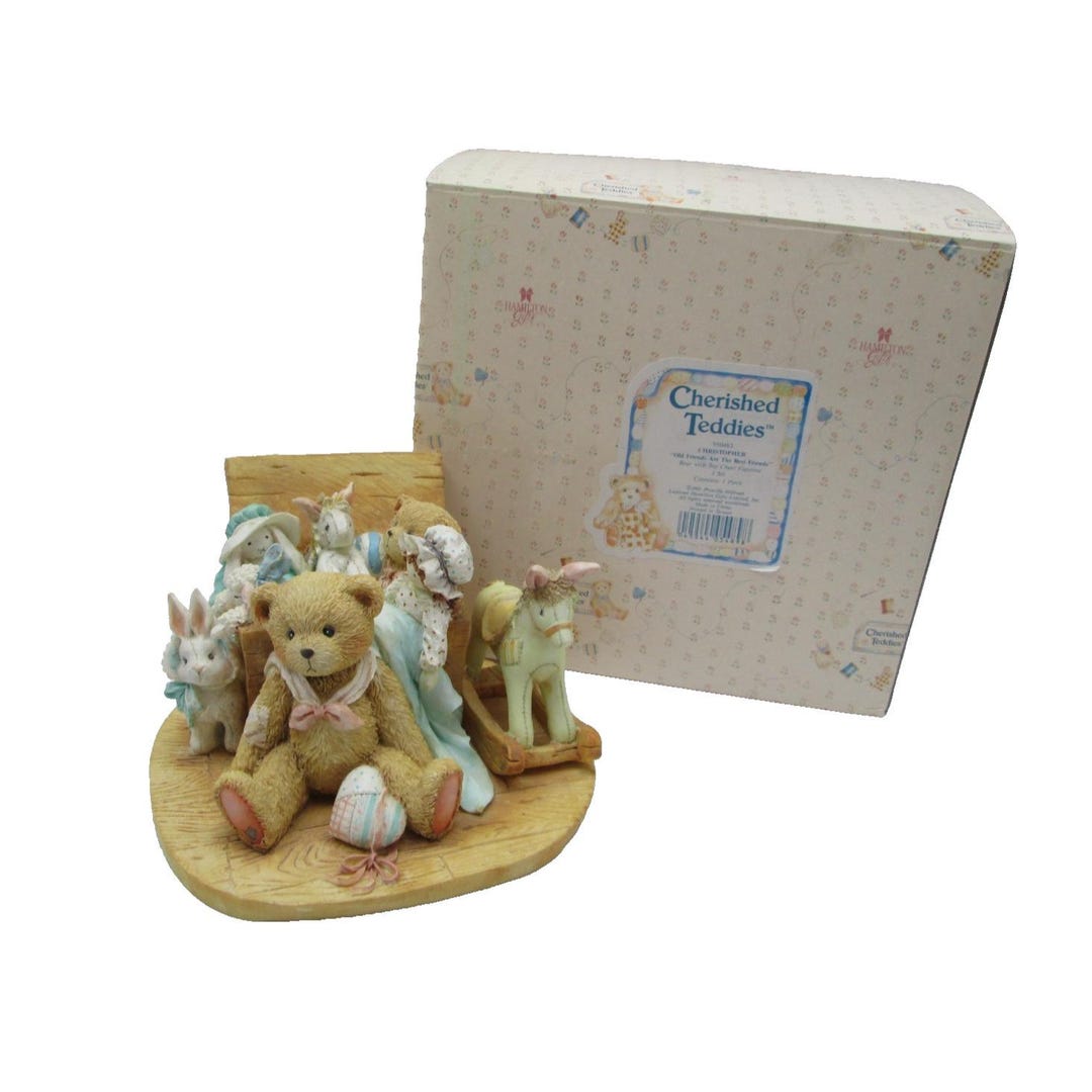 Cherished Teddies - Bear Figurine 1998 Christopher # 950483 BOX ...