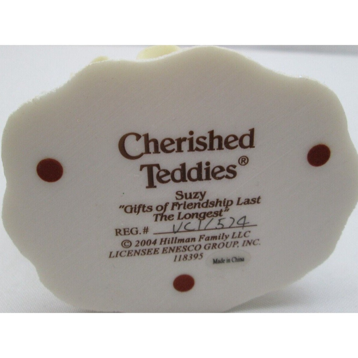 Cherished Teddies Bear Figurine 2004 Suzy # 118395 - Etsy