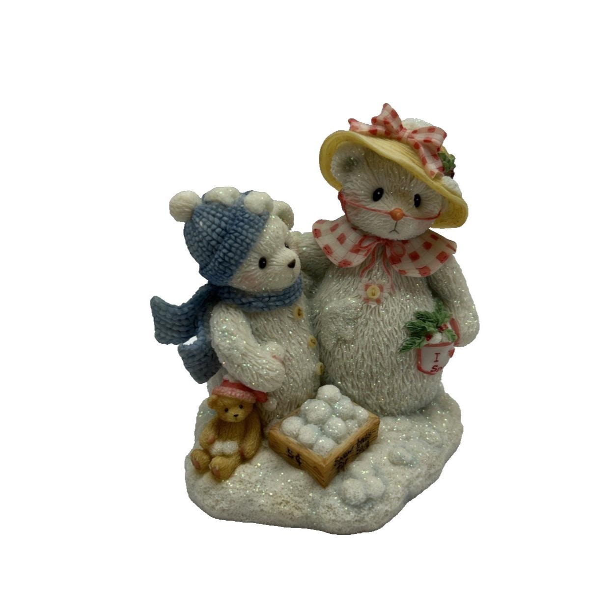 Cherished Teddies Bear Figurine 2000 Frosty and Aurora #706884