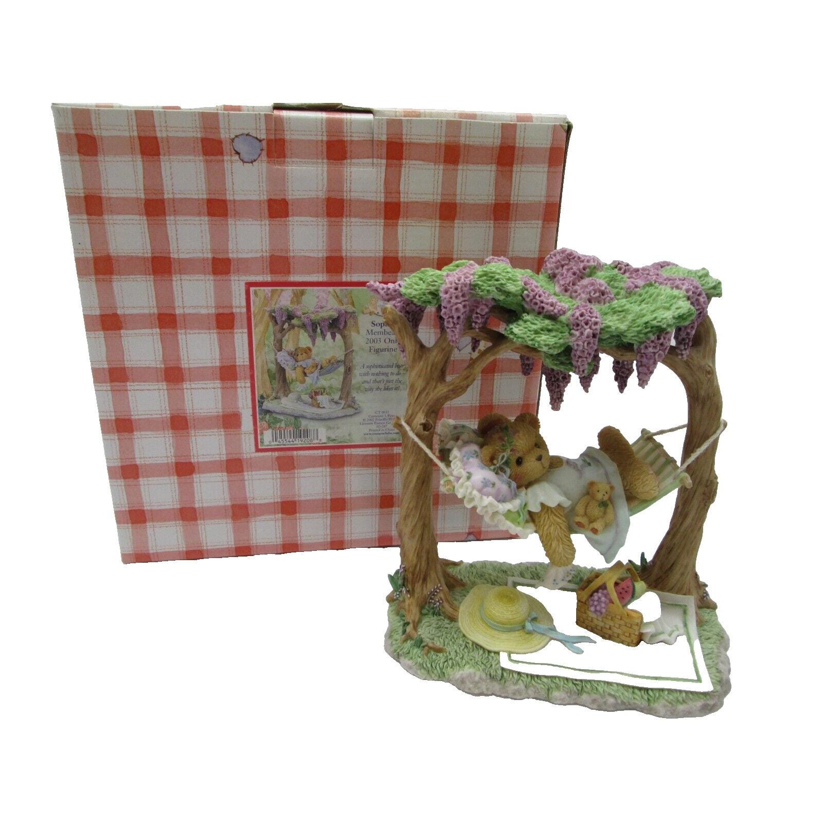 Cherished Teddies Bear Figurine 2002 Sophie CT0033 BOX - Etsy