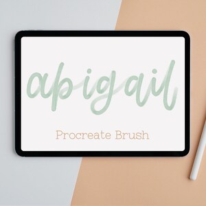 Abigail Procreate Brush / Instant Download / Handlettering Tool / Digital Lettering / Calligraphy