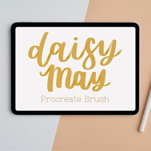 Daisy May Procreate Brush / Instant Download / Handlettering Tool / Digital Lettering / Calligraphy