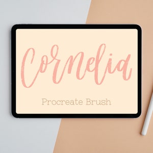 Cornelia Procreate Brush / Instant Download / Handlettering Tool / Digital Lettering / Procreate / iPad Lettering Brush