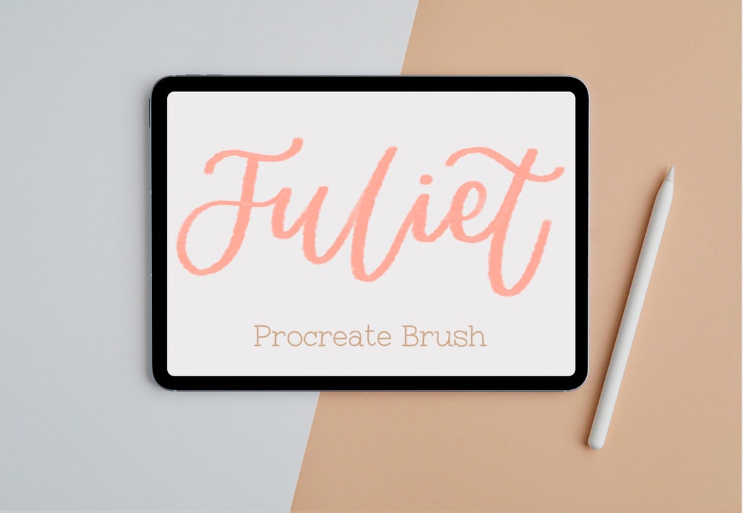Juliet Procreate Brush / Instant Download / Handlettering Tool ...