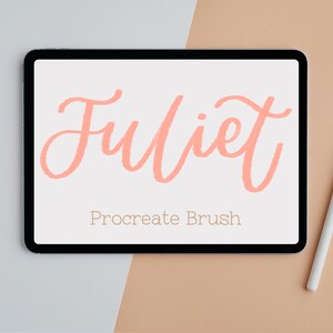 Juliet Procreate Brush / Instant Download / Handlettering Tool / Digital Lettering / Calligraphy
