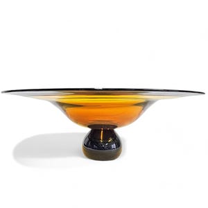 Correia Glass Art Centerpiece Bowl | RARE Artist Proof | Signed Dated 2002 | XLarge Bowl 18 Inch Diameter