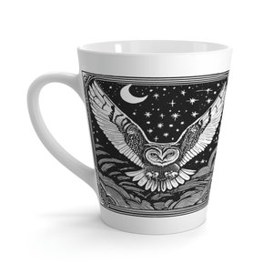 Art Nouveau Owl Mug