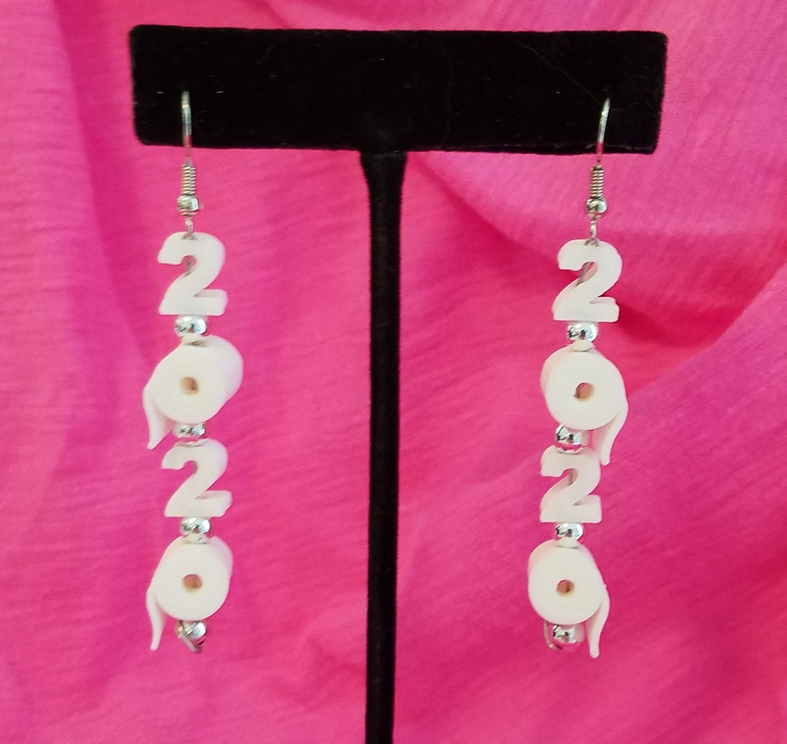 Toilet Paper Earrings 2020 Toilet Paper Earrings 2020 Etsy