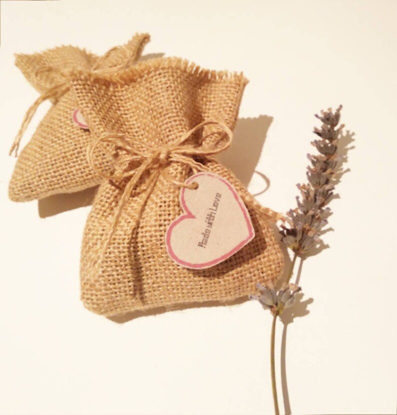 Lavender Scent Bag, Jute Fragrance Bag, Lavender Sachet, Home Scent Bag