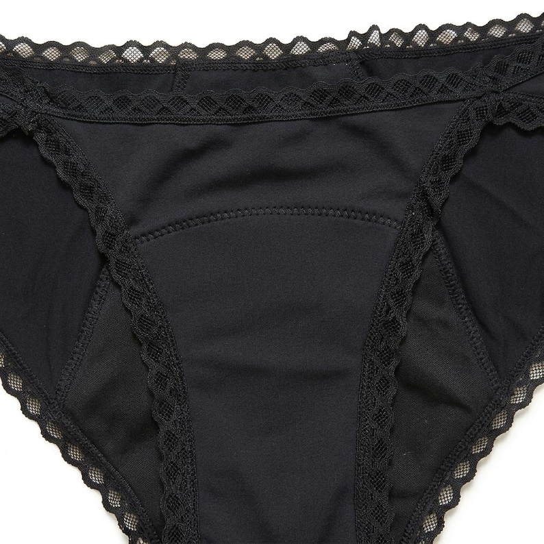 Eco Friendly Reusable Period Panties – Soft Comfortable Washable Menstrual Underwear image 1