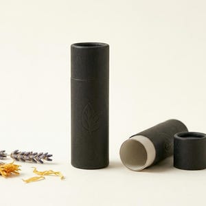 Empty Kraft Paper Tubes for Lip Balm | Eco-Friendly Push-Up Bottles | Zero Waste Cosmetic Packaging | Biodegradable Lipstick Tubes