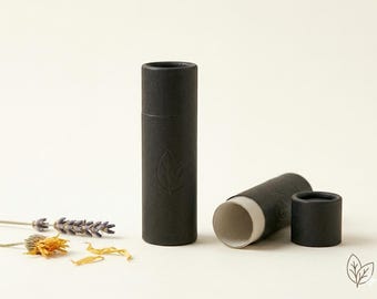 Empty Kraft Paper Tubes for Lip Balm | Eco-Friendly Push-Up Bottles | Zero Waste Cosmetic Packaging | Biodegradable Lipstick Tubes