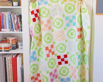 Spring Fling Patchwork Quilt