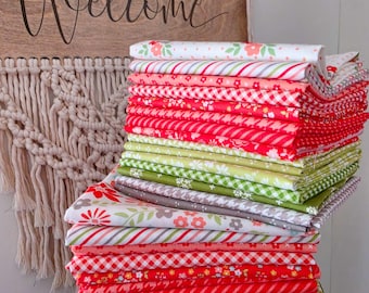 Sherri & Chelsi Red and Green Fat Quarter Bundles (15 sku's)