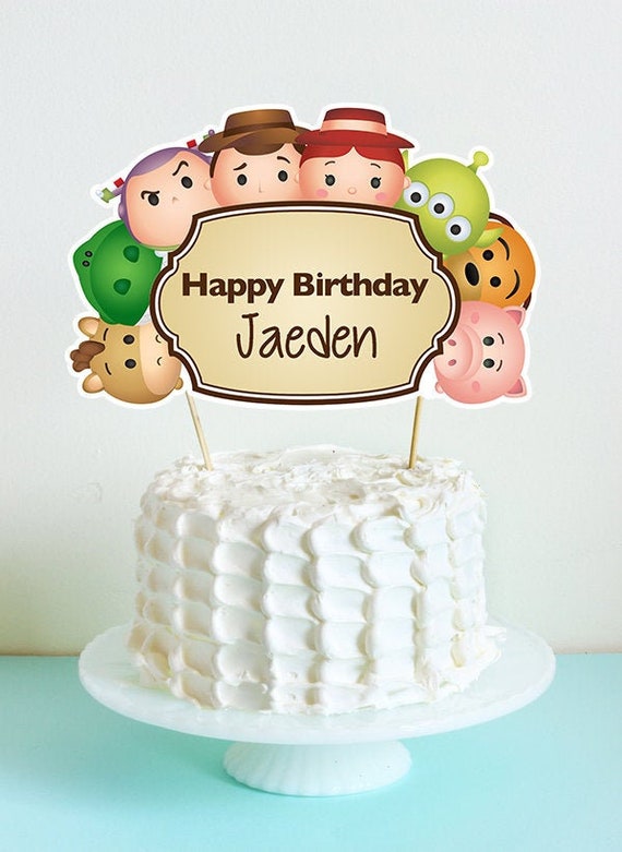 Toy Story Birthday Party Toy Story cake topper Toy Story party supplies