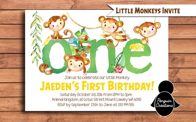 monkey invitation cheeky money birthday party jungle theme jungle theme birthday invitations