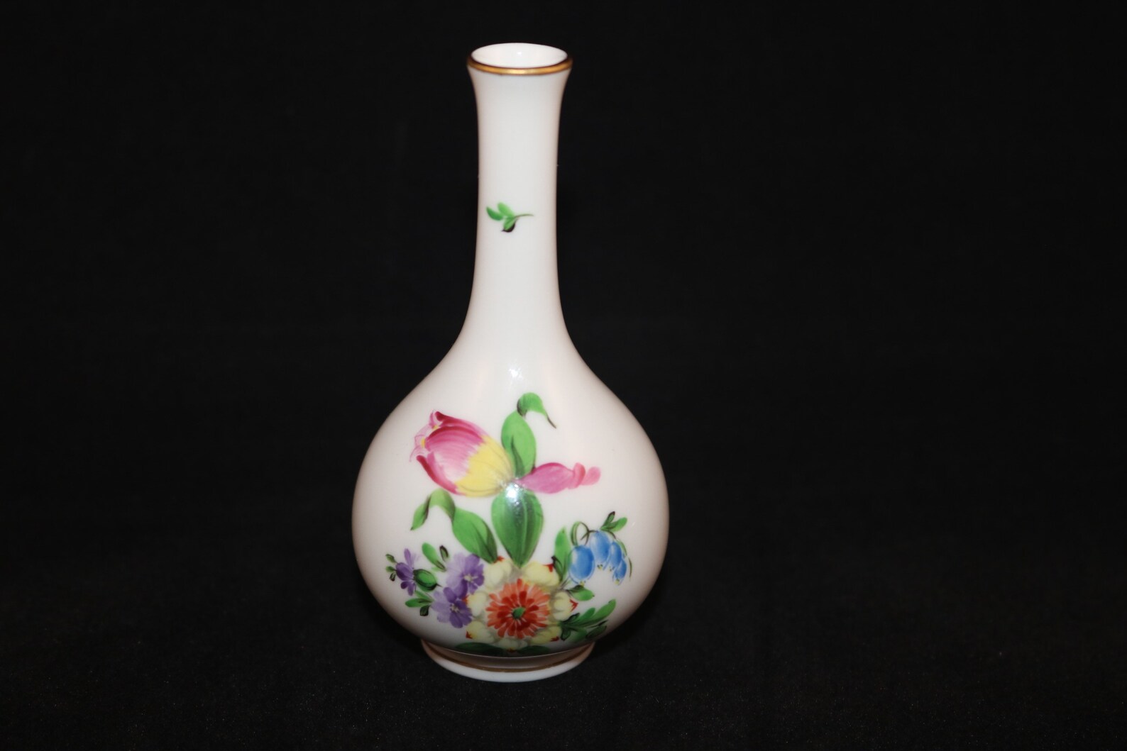 Vintage Miniature Herend Bud Vase Etsy