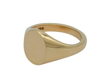 Extra Heavy Weight 9ct Gold Signet Ring - ES6