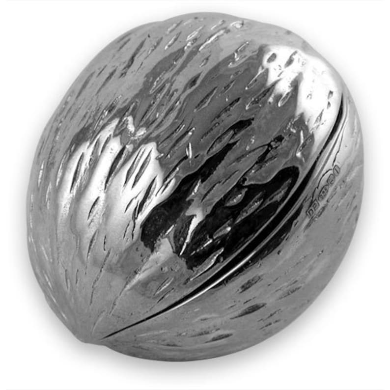 Walnut Sterling Silver With Gold Plated Interior Etsy