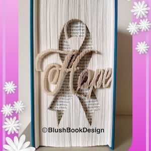 Hope Ribbon Multi Layer Book Folding Pattern