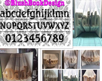 Olivia Full Book Folding Alphabet includes extra bonus shapes