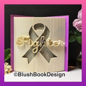 Fighter Awareness Ribbon Multi Layer Buchfaltmuster