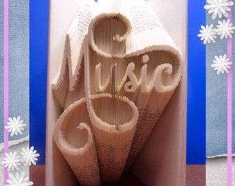 Music Book Folding Pattern