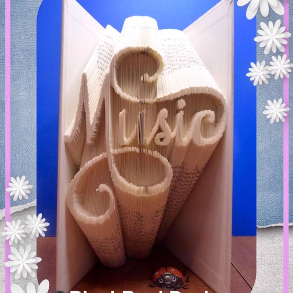 Music Book Folding Pattern