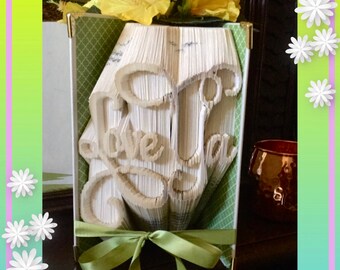 Love Ya Book Folding Pattern (combination Cut and Fold) Pdf